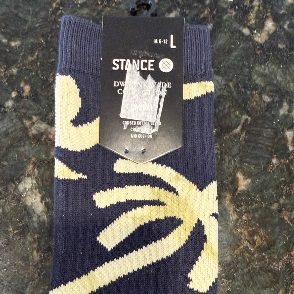 Stance Blue and Cream Patterned Socks